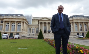 Hervé Mariton, député de la Drôme et candidat à la présidence de l'UMP, le 30 juin 2014 à l'Assemblée nationale.