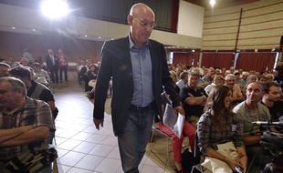 Bernard Laporte dans le Tarn, le 1er septembre 2015