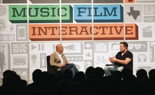 Le patron de Tesla Motors, Elon Musk, au festival SXSW 2013.