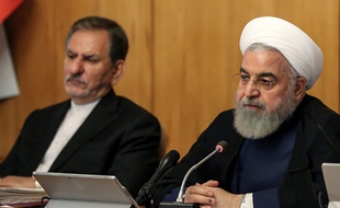 Hassan Rohani (photo fournie par la présidence iranienne), le 24 juillet 2019.