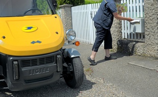 Illustration sur le métier de facteur.