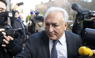 L'ancien directeur général du FMI Dominique Strauss-Kahn, le 17 février 2015 à Lille.