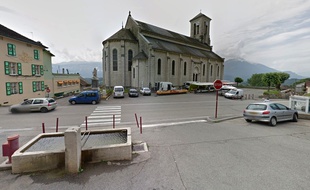 La place de Miribel-Les-Echelles, en Isère.