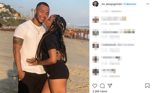 Gregory Tyree Boyce et Natalie Adepoju, sur une photo postée sur le compte Instagram de l'acteur, le 10 mai 2020, trois jours avant que le couple soit retrouvé mort.