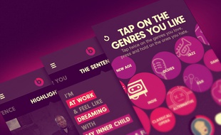 L'app Beats Music, disponible depuis janvier 2014 aux Etats-Unis.