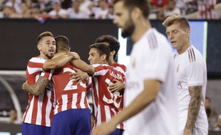 L'Atlético a corrigé le Real Madrid 7-3 en match de pré-saison, le 26 juillet 2019.