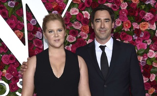 L'actrice Amy Schumer et son mari, Chris Fischer à New York.