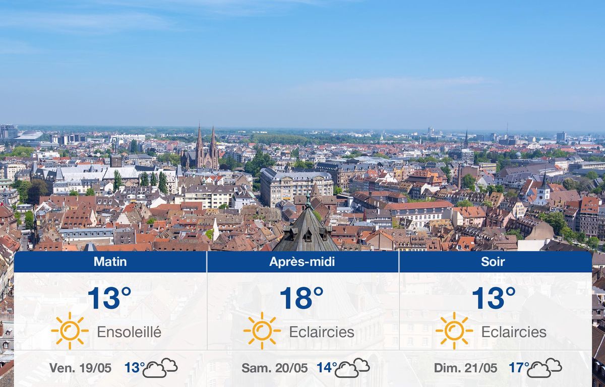 Météo Strasbourg: prévisions du jeudi 18 mai 2023