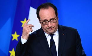 François Hollande à Bruxelles, le 29 avril 2017.