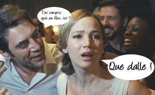 Javier Bardem et Jennifer Lawrence dans «Mother!».