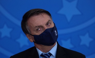 Le président brésilien Jair Bolsonaro le 29 mars 2021.