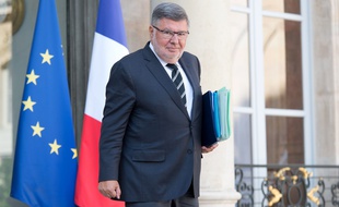 Alain Vidalies, Francois Hollande leave after the cabinet meeting on September 14, 2016 at the Elysee Presidential Palace in Paris, //PIERREVILLARD_villard1538037/Credit:VILLARD/SIPA/1609141616