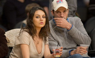 Les acteurs Mila Kunis et Ashton Kutcher
