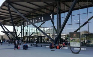 Photo d'illustration de l'aéroport de Lyon Saint-Exupéry, en septembre dernier.