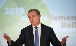 Jean-Luc Moudenc, le maire LR de Toulouse, lors de ses vœux à la presse, le 10 janvier 2019.