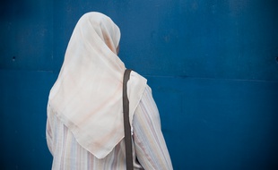 Le 30 mai 2011. Une femme portant le voile