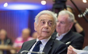 Lionel Stoleru lors du 60e anniversaire du Paris Club au ministère des Finances le 1er juillet 2016