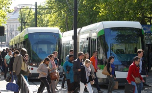 Un tramway de la TAN (illustration)