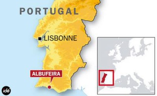 Une falaise s'effondre sur une plage très fréquentée au sud du Portugal
