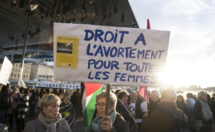 Une manifestation à Marseille en mars 2019 pour défendre le droit à l'avortement