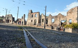 En août 2013, les ruines du village martyr d'Oradour-sur-Glane (Haute-Vienne).