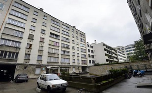 Vue sur une HLM à Neuilly-sur-Seine, près de Paris, le 13 septembre 2013