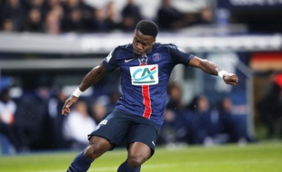 Serge Aurier lors du match PSG - OL, le 10 janvier 2016.