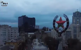 Screenshot de la vidéo du Courrier de la Russie
