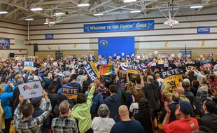 Pete Buttigieg en meeting dans le Nevada, le 21 février 2020.