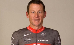 Le coureur américain Lance Armstrong, sous les nouvelles couleurs de l'équipe Radioshak.