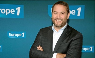 Bruce Toussaint lors de la conférence de presse de rentrée d'Europe 1.