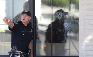 La devanture d'un restaurant de Carson, dans le Nevada, où un homme a ouvert le feu, le 6 septembre 2011.