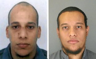 Les frères Chérif et Saïd Kouachi, auteur de l'attaque contre Charlie Hebdo en janvier2015.
