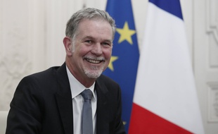 Reed Hastings, cofondateur de Netflix à Paris le 20 janvier 2020