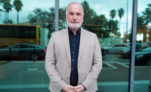 Le co-président de Cap écologie, Jean Marc Governatori, pose à Nice le 17 mars 2021.