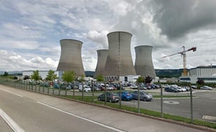 La centrale nucléaire du Bugey.