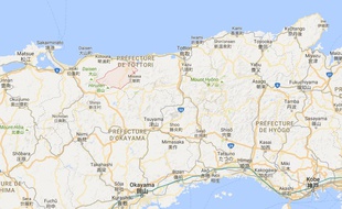 La préfecture de Tottori (Japon).