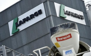 Le siège du cimentier Lafarge à Paris, le 7 avril 2014