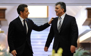 Nicolas Sarkozy et Abdullah Gül le 25 février 2011, à Ankara.