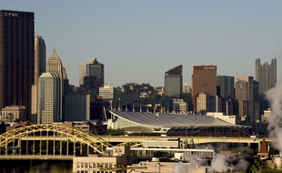 Le centre ville de Pittsburgh, en Pennsylvanie.