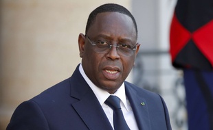 Le président sénégalais Macky Sall, à L'Elysée, en mai 2019.