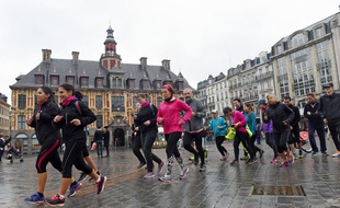 Des joggeurs à Lille ce samedi pour rendre hommage à Alexia.