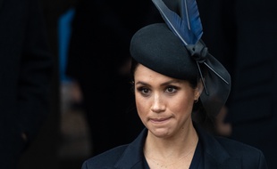 La duchesse de Sussex, Meghan Markle, à la messe de Noël donnée en l'église St Mary Magdalene de Sandringham