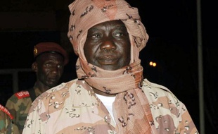 Michel Djotodia, le 7 janvier 2013, à Libreville, capitale du Gabon.