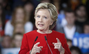 Hillary Clinton le 31 octobre 2016, à Kent, dans l'Ohio.