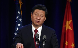 Le président chinois Xi Jinping fait un discours à Seattle, le 22 septembre 2015 lors de sa visite d'Etat aux Etats-Unis