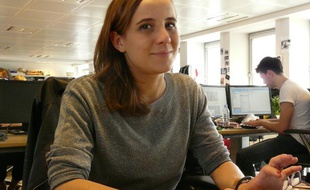 Charlotte Chaffanjon lors de son chat dans les locaux de 20 Minutes