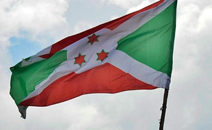 Drapeau du Burundi, le 14 novembre 2012, dans le sud du pays