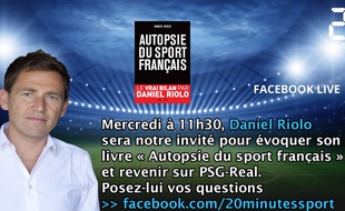 Daniel Riolo en Facebook Live, l'assurance de passer un bon moment.
