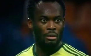 Michael Essien lors de la rencontre entre le Milan AC et Udinese le 30 novembre 2014.